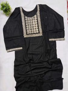 Elegant Black Kurta