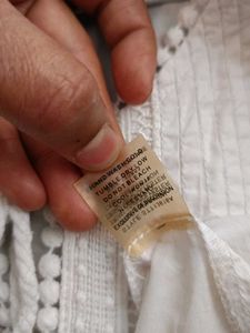 White Embroidered Blouse