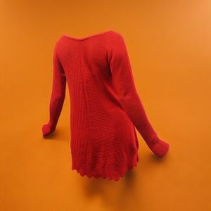 Red Mini Winter Dress