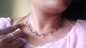 Purple Colour Necklace