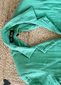 pure cotton Green Co-ord Set