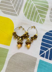 Hoop Jhumka Earrings