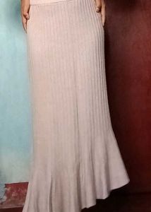 Ribbed Knit Mermaid Skirt