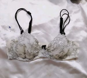 White Lace Bra
