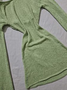 Green Long Sleeve Dress