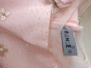 Baby Pink Color Party Wear Dress For Baby Girl