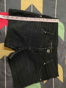 Dark Wash Denim Mini Shorts