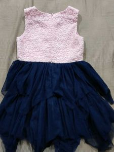 Pink &amp; Navy Party Dress