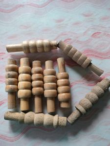 Pack Of 9 Wooden Wicket Stumps