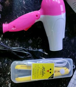 Mini Hair Dryer &amp; Straightner