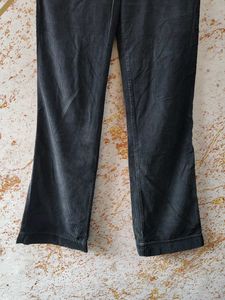 Dark Wash Corduroy Flare Pants