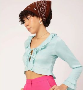 Cute Ruffled Crop Top
