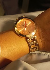Rose Gold Colour Wrist Watch
