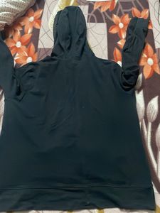 Decathlon Black Zip-Up Hoodie