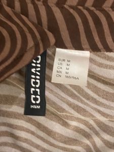 H&amp;M Brown Animal Print Dress