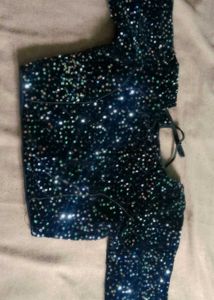 Sequined Stitched Blouse