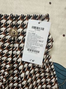 Houndstooth Print Shorts