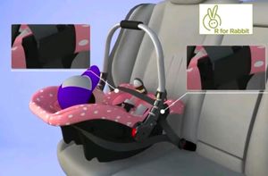 R for Rabbit Picaboo Baby Carry Cot
