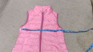 Pink Puffer Sleeveless Jacket
