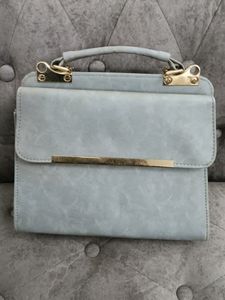 Grey Colour Handbag For Sale