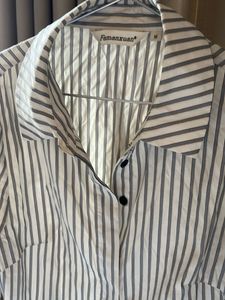 Striped Button-Down Shirt