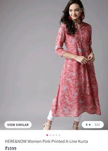 Here&amp;Now Printed Kurtha