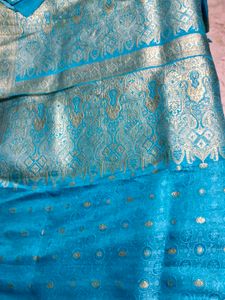 Elegant Blue Saree