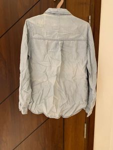 Blue Denim Shirt For Women
