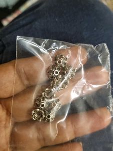 Silver Jhumka Caps Small