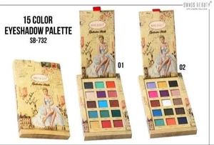 2 pcs Swiss Beauty 15 Color Palette