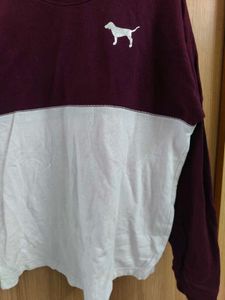 ✨Victoria’s Secret PINK colorblock sweatshirt