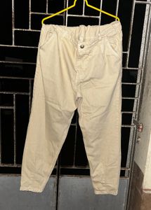 Cream colour denim