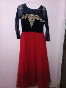 Red And Blue Occasional Wear