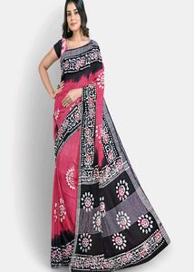 Elegant Batik Print Saree
