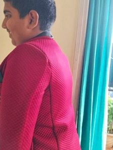 Stylish Red soft cool 😎 jacket 🧥 (stylish)