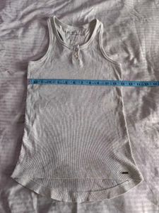 Ribbed Grey Tank Top