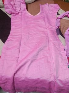 Stunning Pink Floral Embroidered Suit