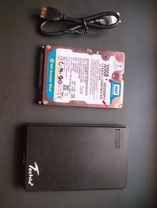WD Scorpio Blue 320GB HDD with enclosure