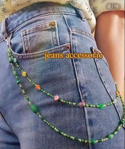 Colorful Beaded Belt Chain - Good Times