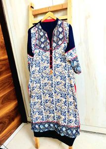 Floral Print Cotton Kurti Size-42-44