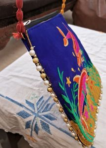 Handmade Emb Sling Bag For Girls