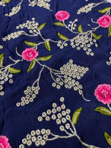 Blue Embroidery Shirt