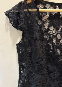 Beautiful Black Lace Top
