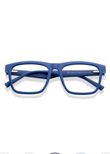 Lenskart Sky Blue Frame Glasses With Blu Cut Lens