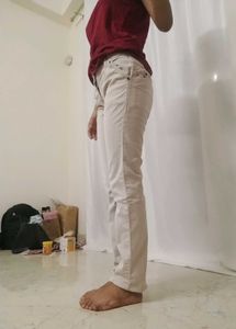Casual Beige Pants