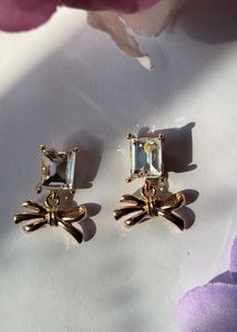 Bow Drop Earrings