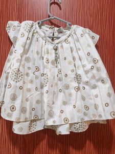 Cute Girls' Top and midi set