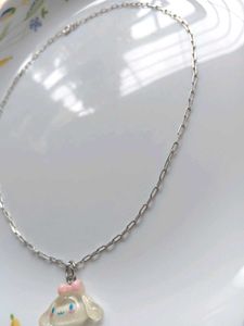 Beautiful New Silver Chain 💙cinnamoroll Pendant