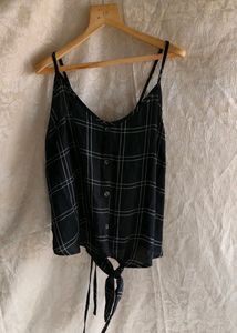 Black Tie Up Top