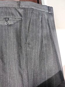 Striped Blazer &amp; Pant, Classic Style Branded Suit